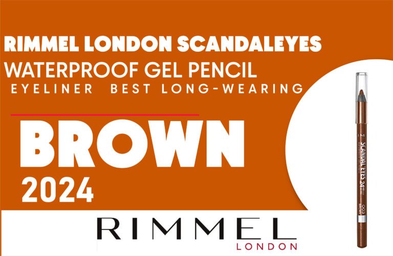 Rimmel London Scandaleyes Waterproof Gel Pencil Eyeliner, Long-Wearing, Ultra-Smooth, Smudge-Proof, 003, Brown, 0.04oz